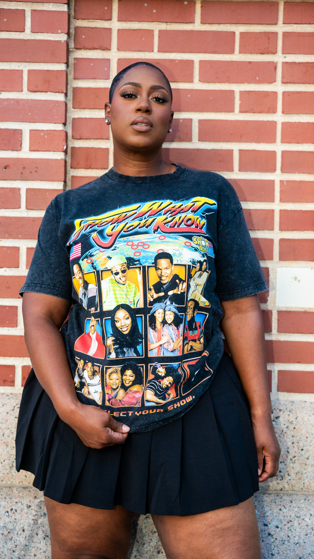 Show What You Know “Select Your Show” Heavyweight Tee